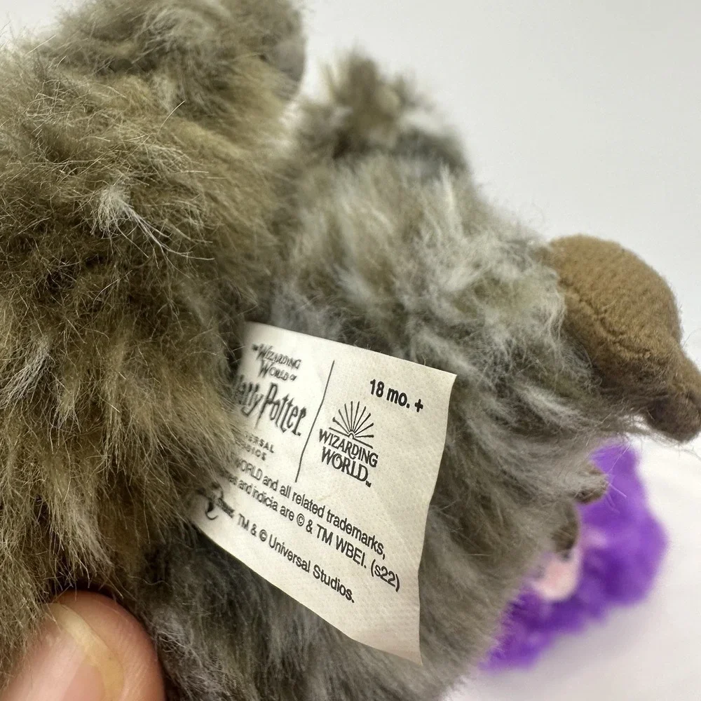 Lot 2 Harry Potter Wizarding World Purple Pygmy Puff W/sounds & Pigwidgeon Owl